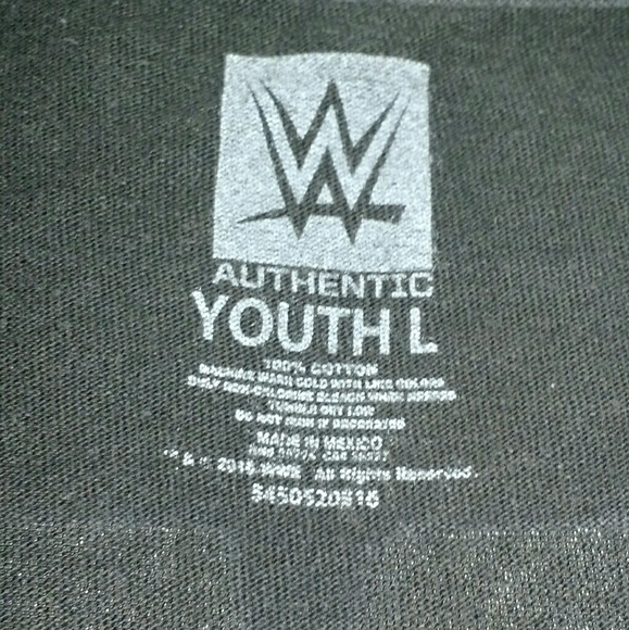 WWE - John Cena HLR Graphic Design Black Tee Shirt - Picture 3 of 4